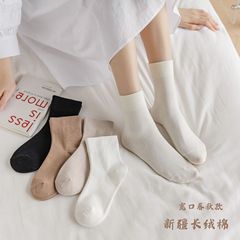 襪子女中筒襪寬口精疏棉春夏短筒女襪百搭產後月子襪新品推薦
