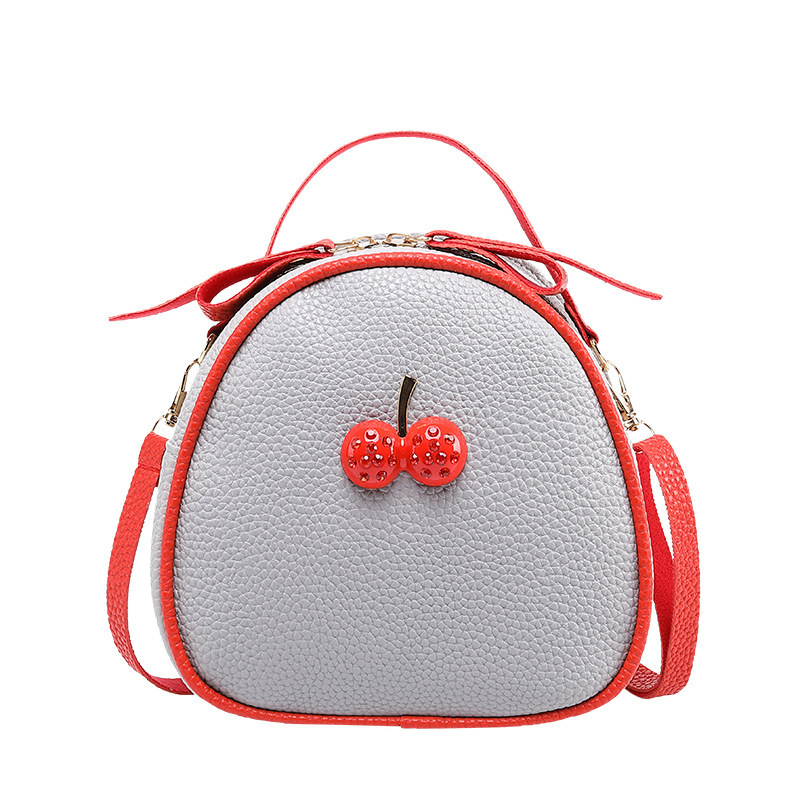 K-Style of Pebbled Contrasting Cherry Backpack Export Wholesale 2022 Summer New Women's Shoulder Crossbody Mobile Phone Bag