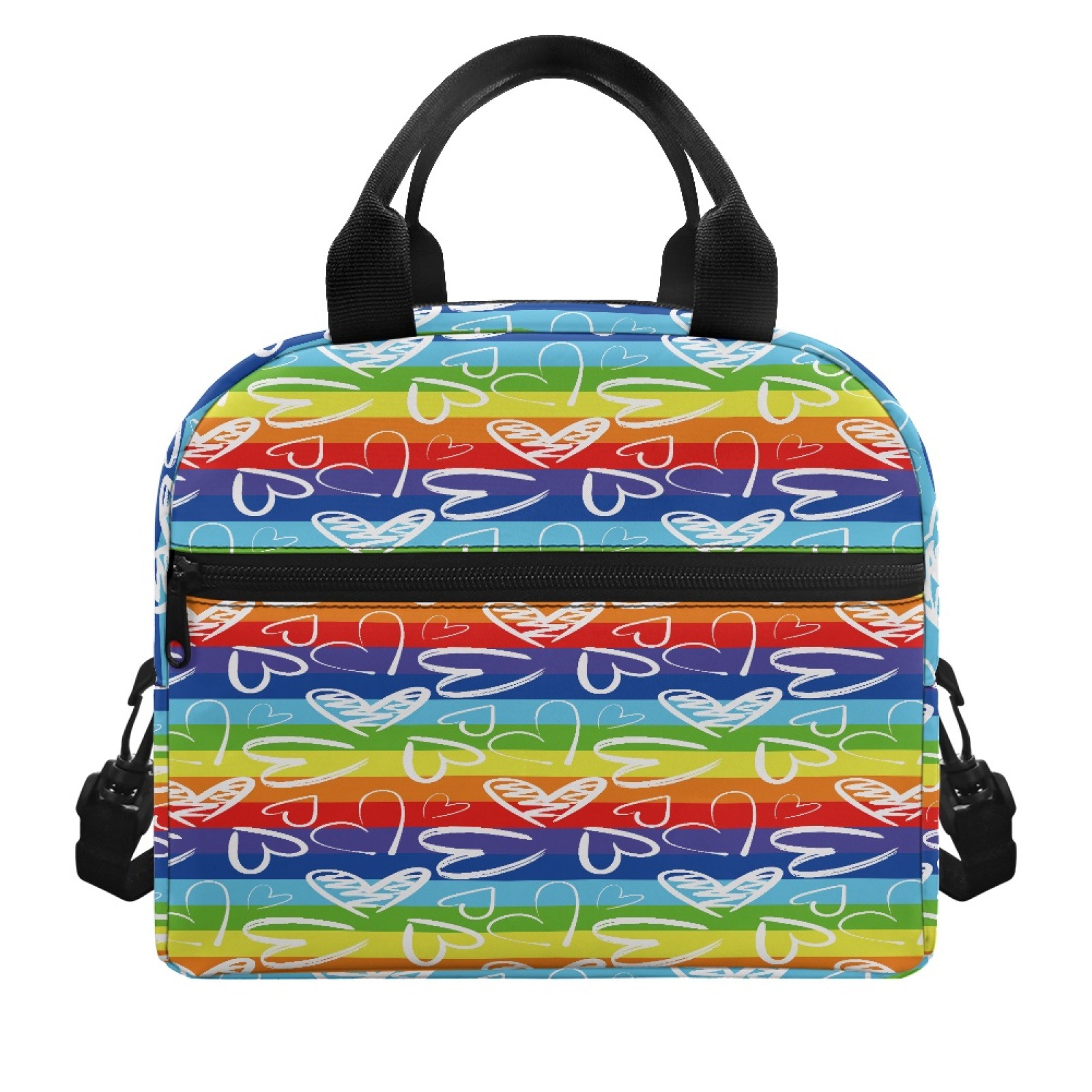 Rainbow work thermos for traveling, handheld bag, Amazon