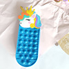 Cartoon silica gel cute pencil case for elementary school students, capacious universal storage system, new collection, unicorn