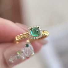 ׿֮���錚 ֱ���¿�S925�y������ĸ�G5*5������ָ�ճ��r�к��s��