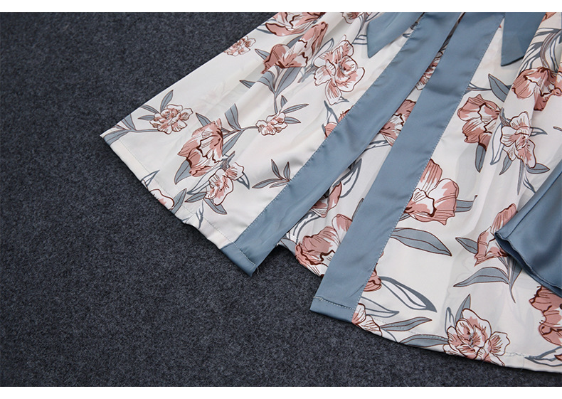 Women's Pastoral Leaves Polyester Printing Pants Sets display picture 16