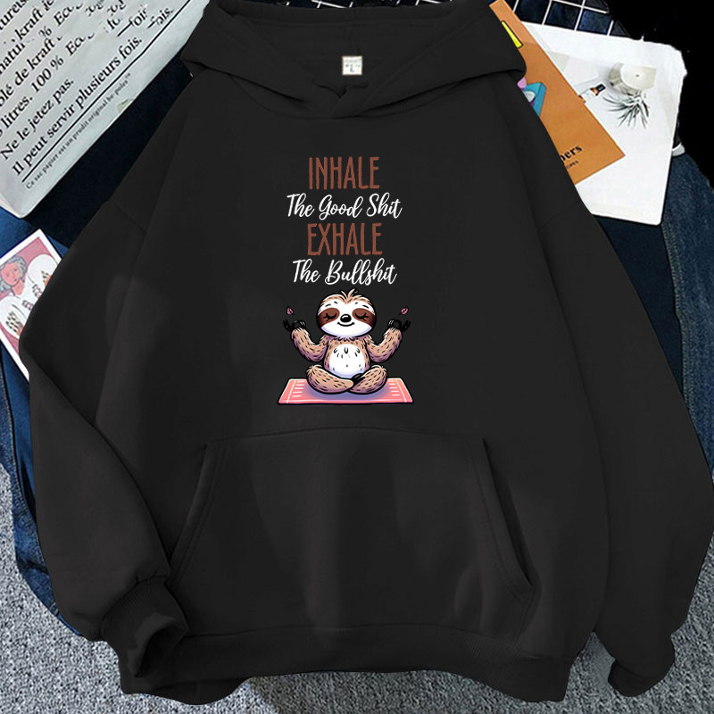 Fashion Hoodies Funny Yogo Sloth Hoodie Harajuku Sweatshirts