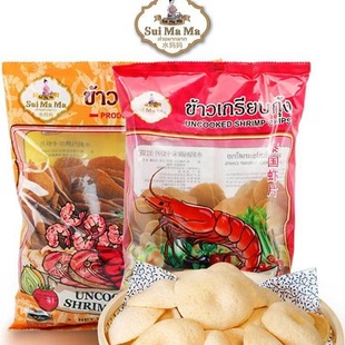Таиланд импортированная вода мать бренд бренд Songka Shrimp Film Сама жареные таблетки омара Манура красная сумка тайская сырая таблетки для сырых креветков 500 г