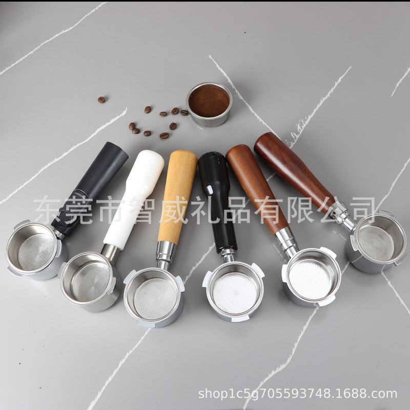 Delong binaural/three-ear handle 51mm coffee extraction handle espresso machine utensil bottomless handle