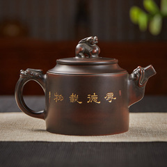BG54 Guangxi Qinzhou Nixing Pot Tea Pot Dragon Teapot Wang Zhengchun Handmade Tea Pot Ceramic Teapot Famous Tea Set