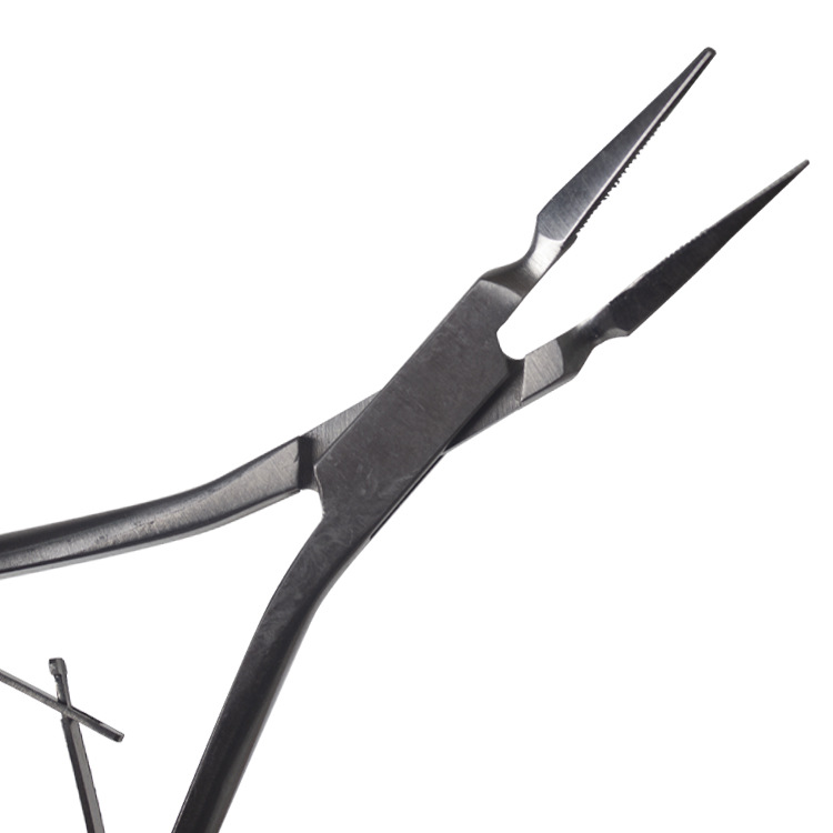 Fórceps de Extracción Dental de Acero Inoxidable para Comercio Electrónico Transfronterizo, Instrumentos Dentales Orales, Portaagujas, Fórceps para Raíces Residuales