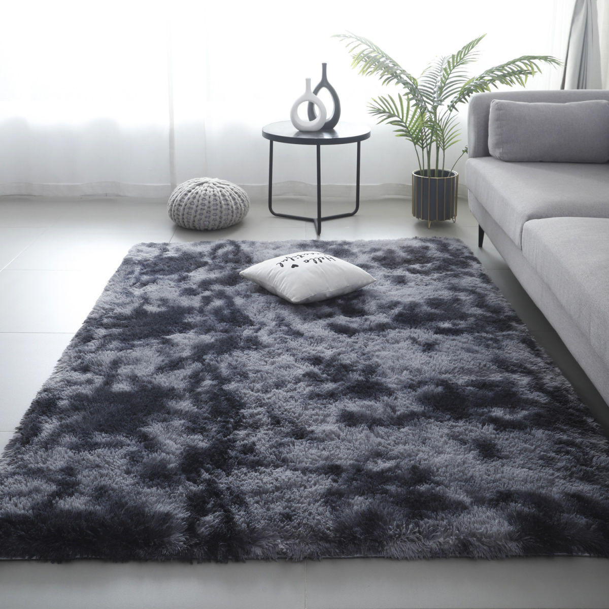 Thick Carpet for Bedroom Girls, Stain-Resistant Bedside, Living Room, Tatami Room, Large Area Full Carpet