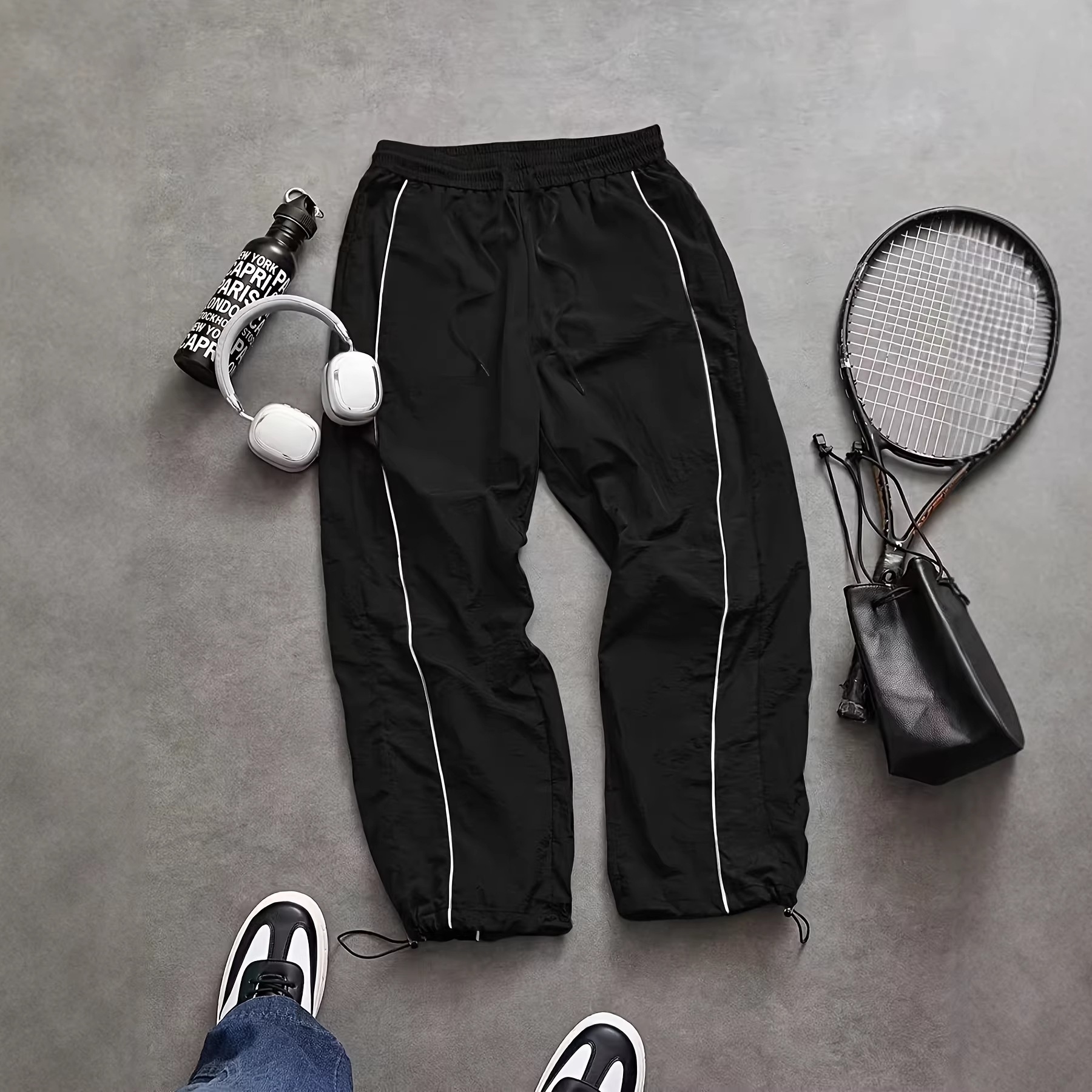 【Cross-border Exclusive】European Size Casual Pants 2026 Trendy Fashion New Casual Pants Sports Trousers Unisex Sweatpants