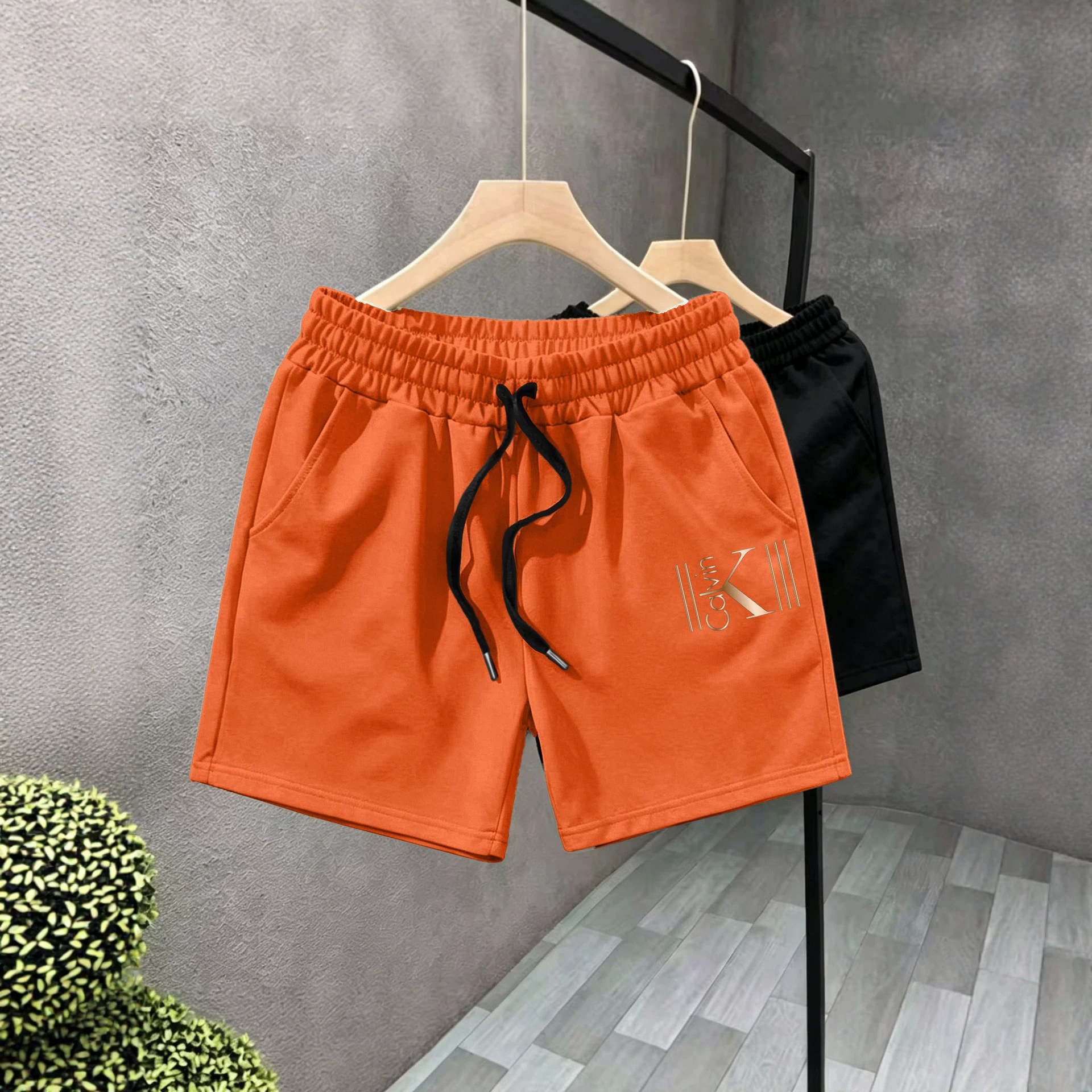 New Summer Essential: Breathable And Quick Drying Three Quarter Length Swim Trunks, Unisex Casual And Versatile Sports Shorts, Beach Shorts._voghion.com