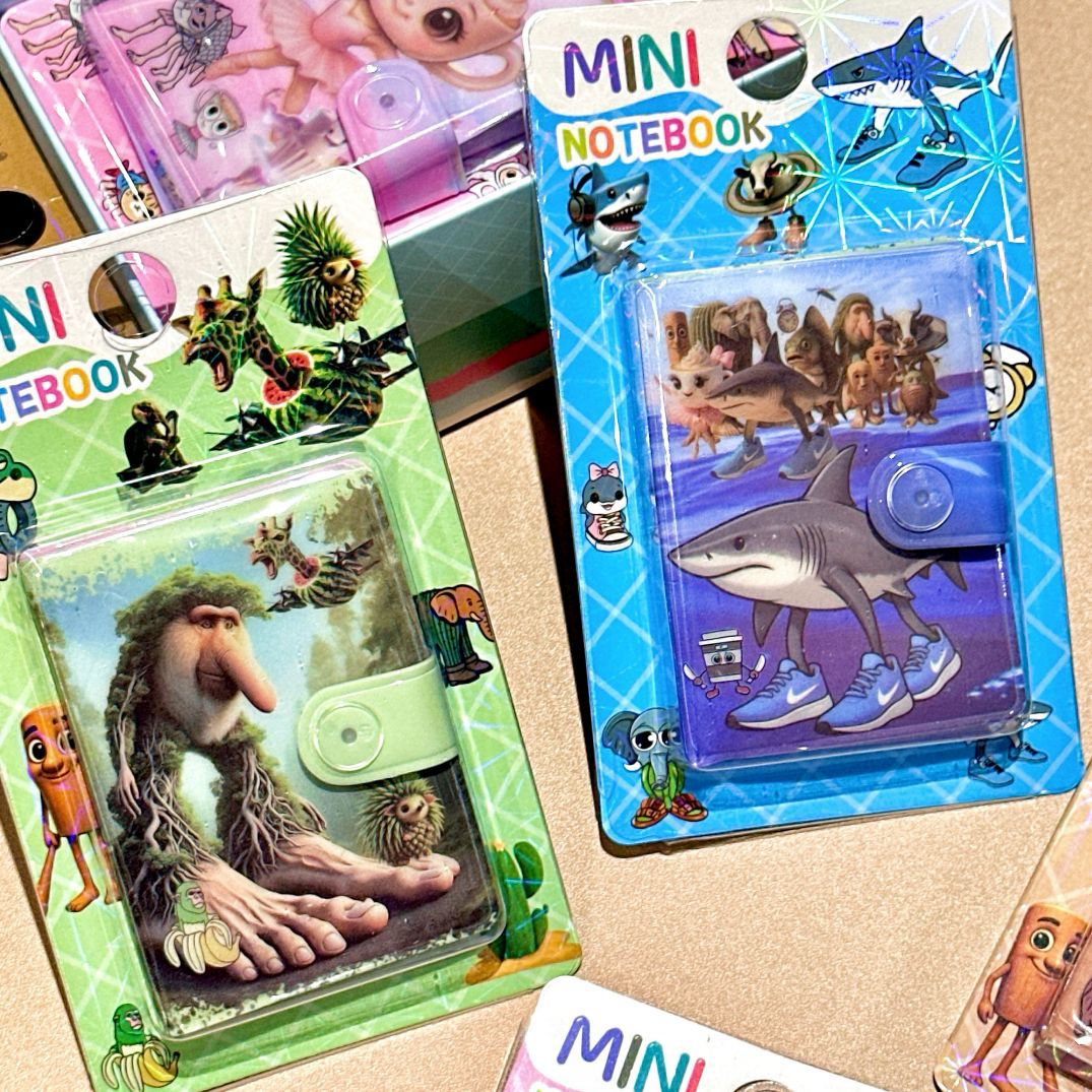 Creativo AI montaña y mar libro de cuadernos de dibujos animados lindos cuaderno de cuadernos de cuadernos de escritura de cuadernos de cuadernos