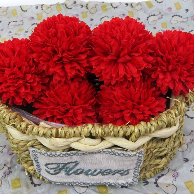 Pantalla fotográfica simulación bola pequeña cabeza de crisantemo colocación en casa ping pong crisantemo flor falsa decoración de auditorio de bodas accesorios de fotografía flor falsa