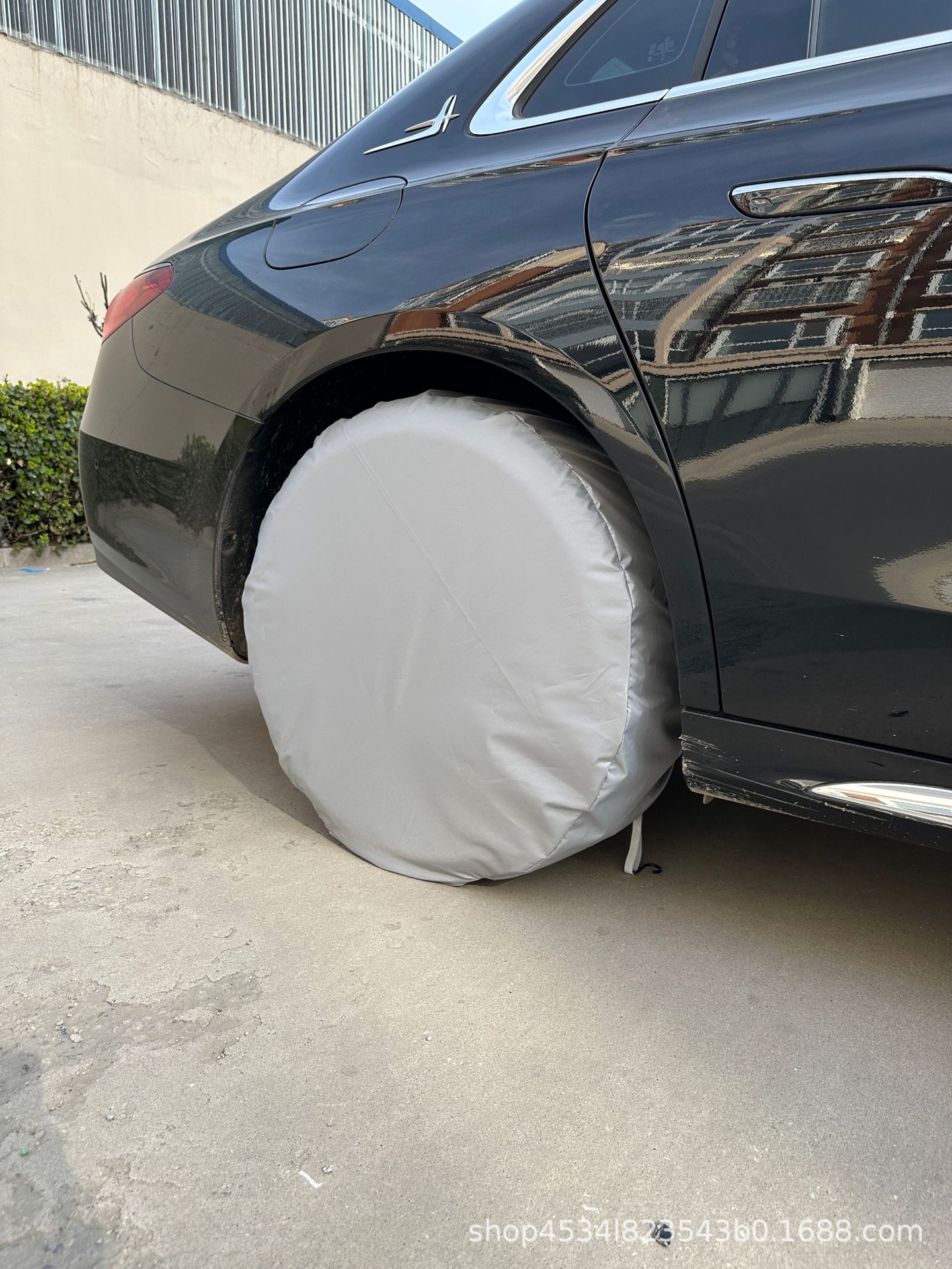 Cross-Border Amazon Best-Selling Rv Tire Cover Car Wheel Cover 420D Black Protective Cover Tire Protection Cover