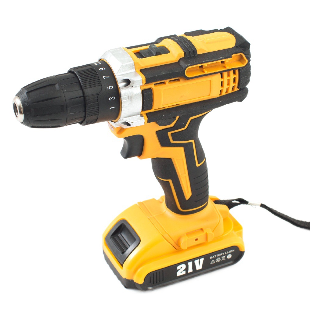 Taladro de mano recargable de litio taladro de mano hogar Industrial Multi-Función de fijación destornillador eléctrico combinación de traje