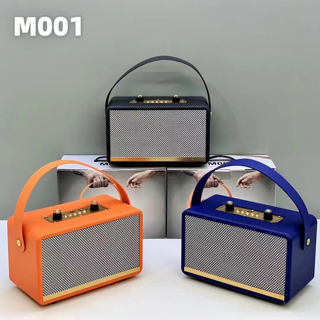 Sonido inalámbrico M001 al aire libre de alto volumen nuevo sonido Bluetooth retrógrado de alta potencia portátil doméstico