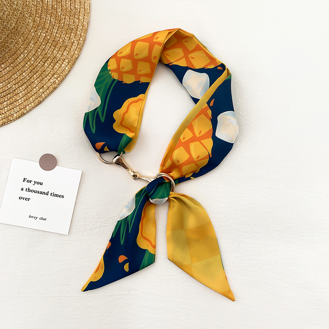 Scarves, women's summer thin ties, French super fairy headbands, mesh red bows, ribbons, hair accessories_voghion.com