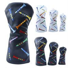 高尔夫球杆木杆套导弹白色黑色帽套现货高尔夫配件