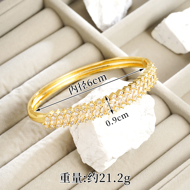 Pulsera microclasada brillante s3235