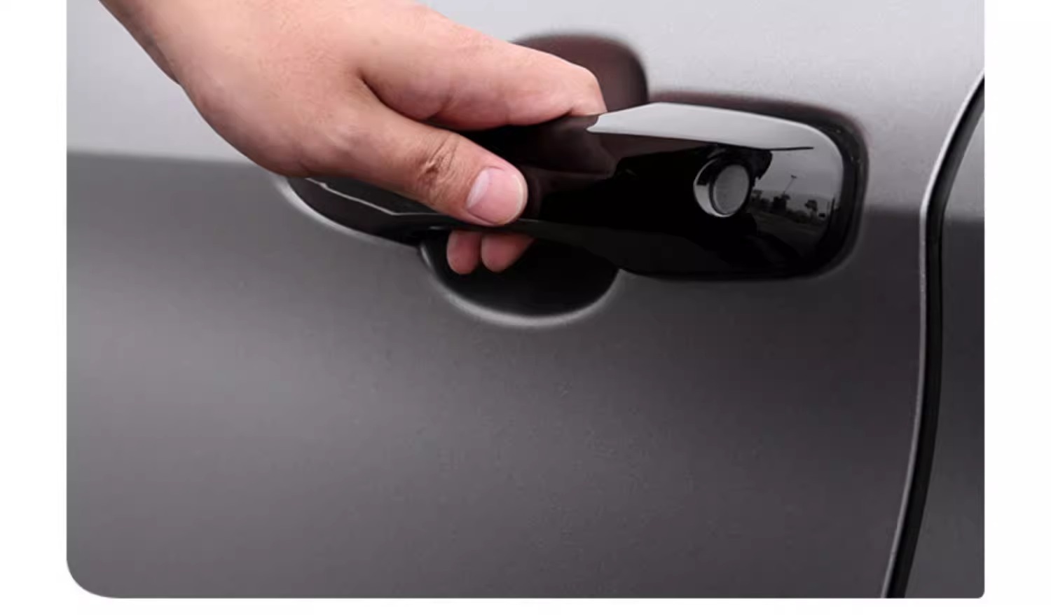 Special for Camry Rafa Landa Car Door Handle Blackening Asian Dragon Corolla Sharp Release Adhesive-Free Buckle Handle