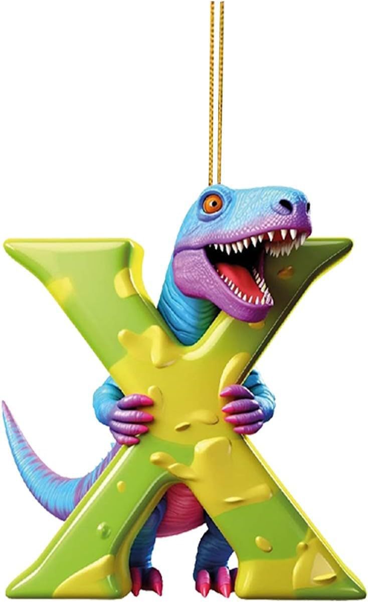 Dinosaurio 26 letras inglesas deformación de números deformación de juguetes de dinosaurio ABCD