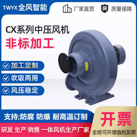 厂家直供隔热型透浦式中压风机3KW燃烧设备通风助燃隔热引风机
