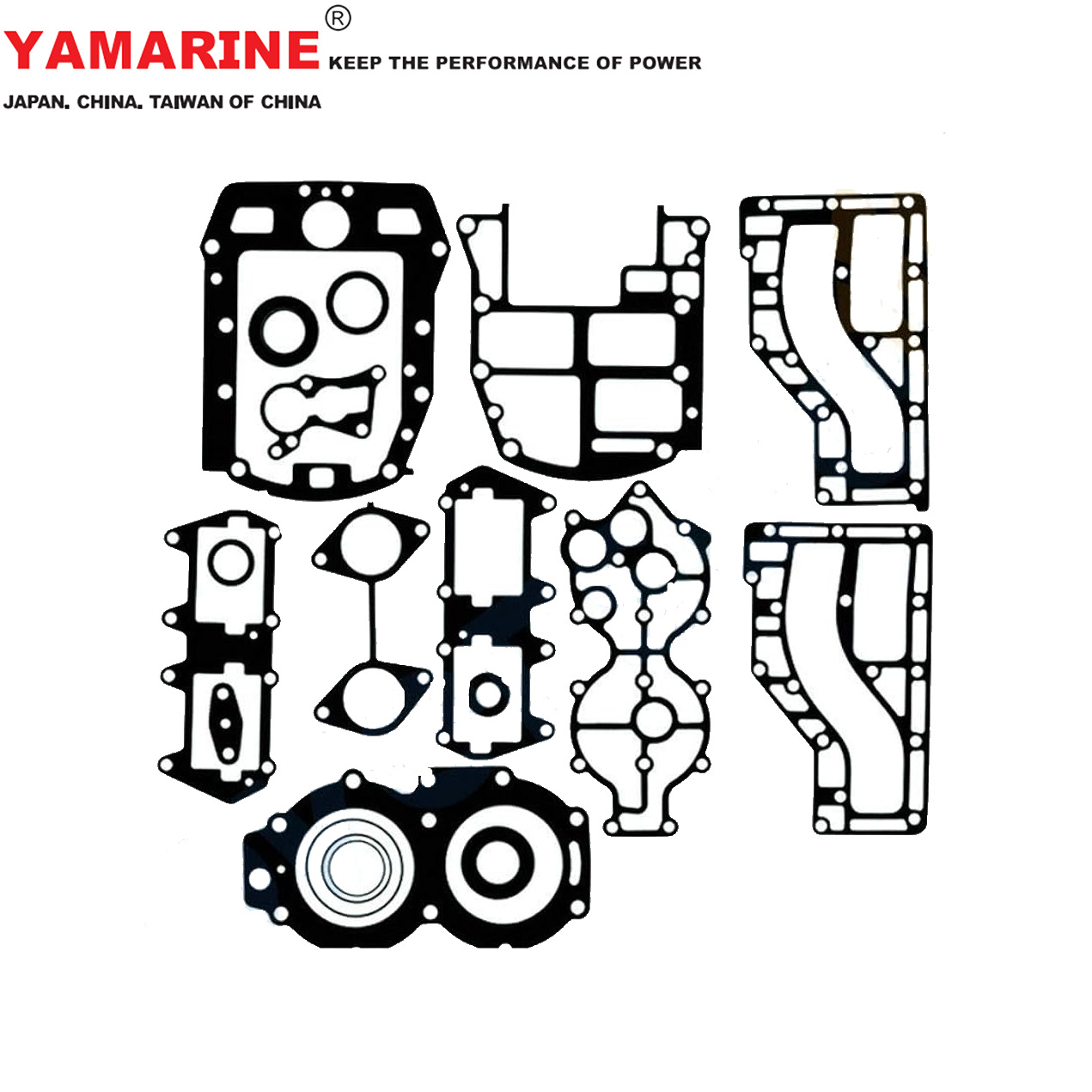 40CV 马力 2冲 雅马哈船舷外机垫片总成 YAMAHA 6R6-W0001-00