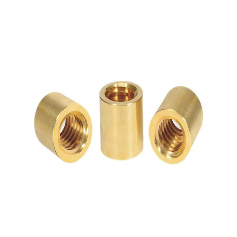 T8 Винтовой стержень цилиндрическая гайка латунь Т-образный трапециевидный гравировальный станок для 3D-принтера Guide 2 4 Шаг 8 мм 2