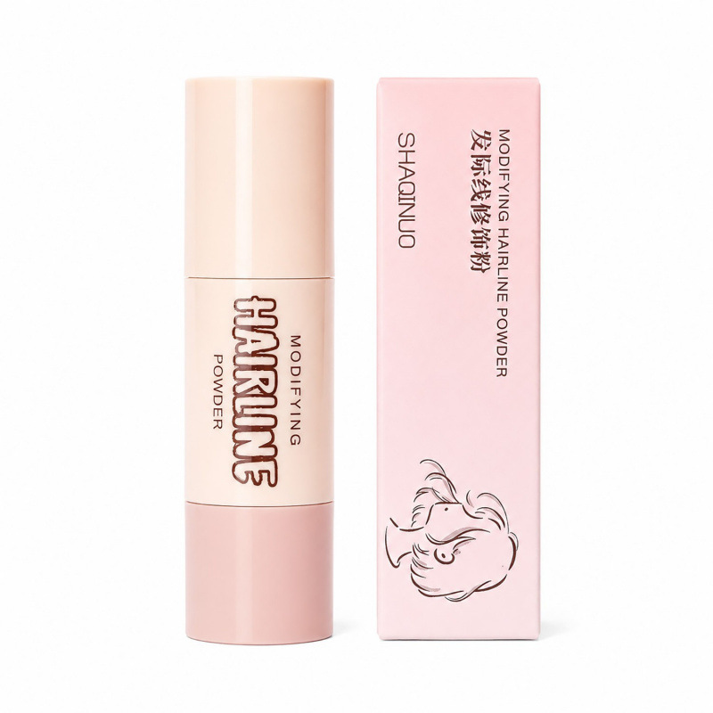 SHAQINUO línea de cabello en polvo relleno línea de cabello color natural impermeable antiperspirante no decoloración cosméticos al por mayor