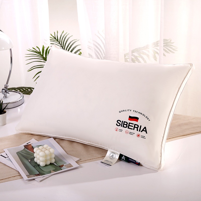 Algodón completo tipo A almohada de pelúcia núcleo de almohada para proteger el cuello un par de almohadas caseras un solo núcleo de almohada hotel de cinco estrellas núcleo de almohada