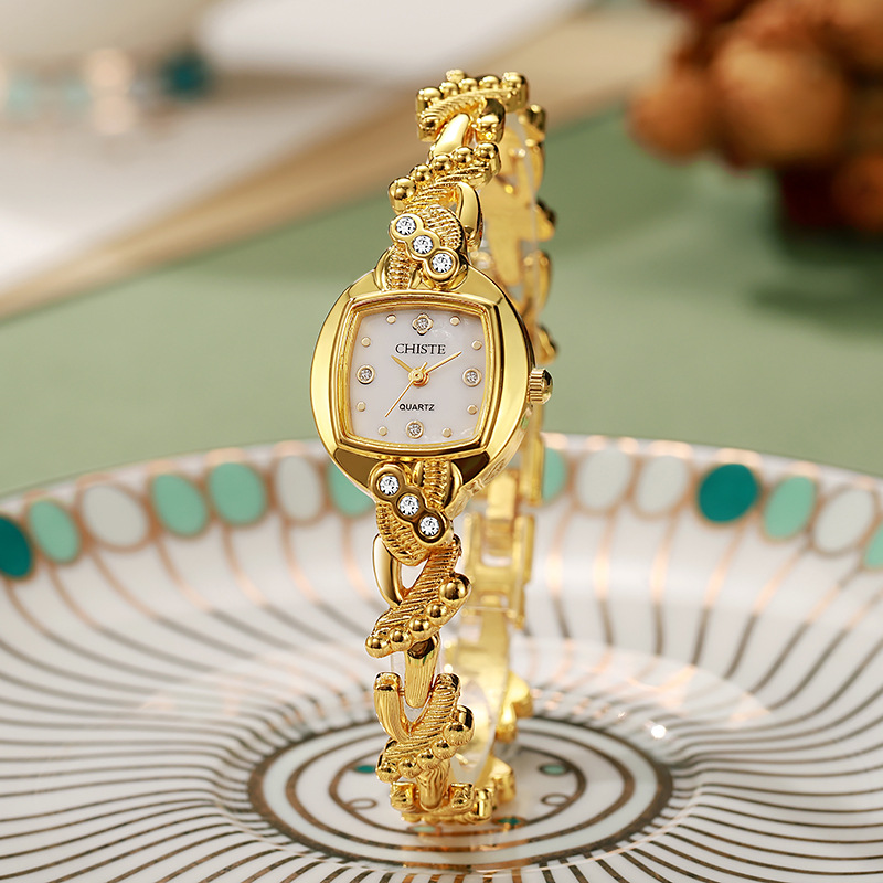 golden square bracelet