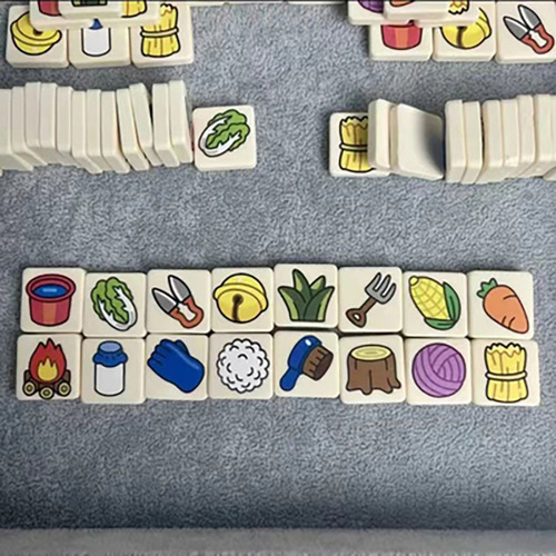 Same-style Sheep Game Mahjong Creative Card Pattern Stickers Party Board Game Playing Cards