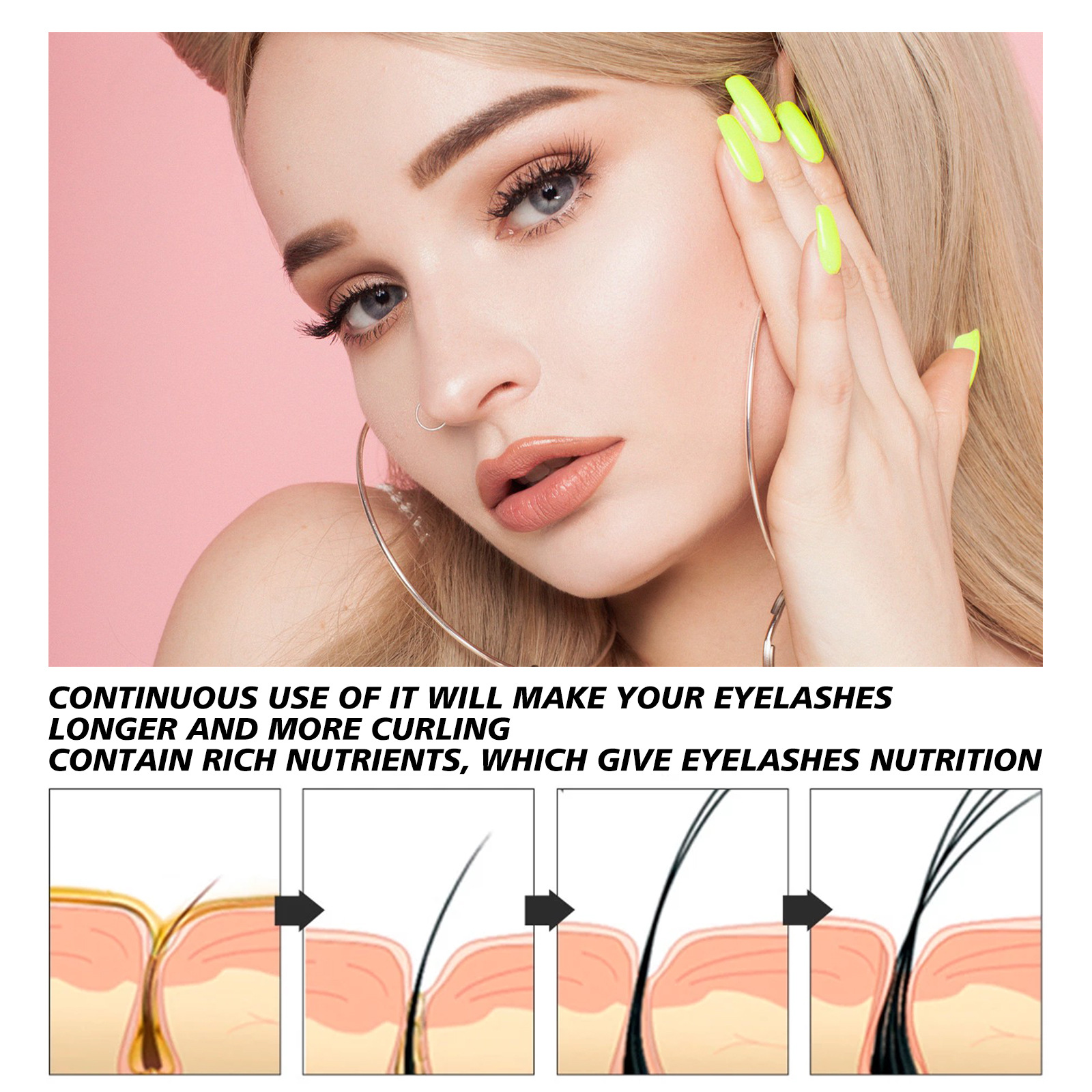 Jaysuing è una soluzione per ciglia nere, ricce, snelle, spesse, delicate, naturali, belle, idratanti e ricci_voghion.com