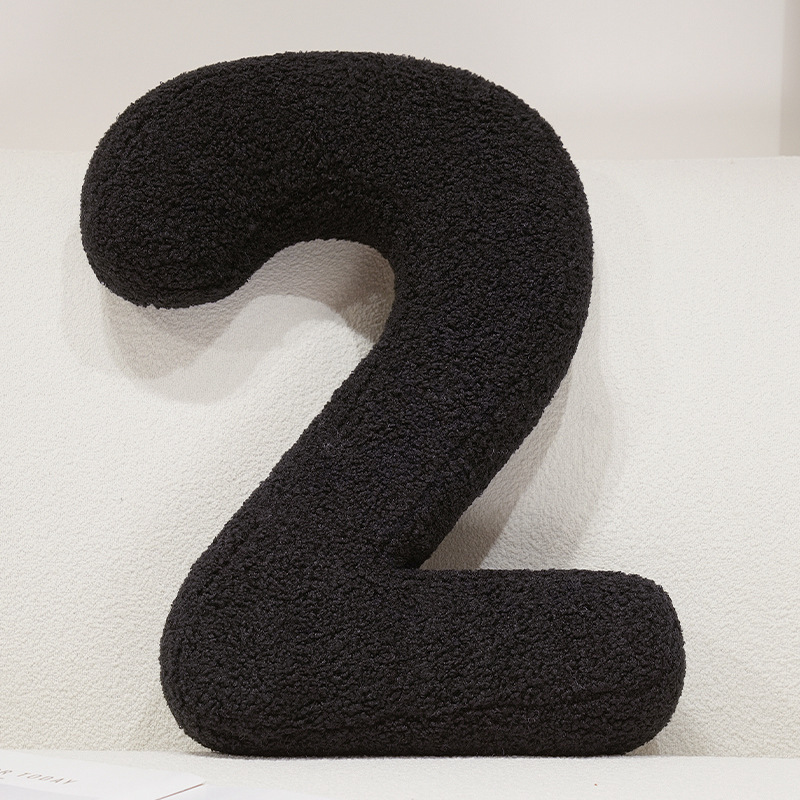 Símbolos digitales creativos almohada para estudiantes de aprendizaje puzzle jardín de infantes muñecas de peluche adornos para el hogar almohada