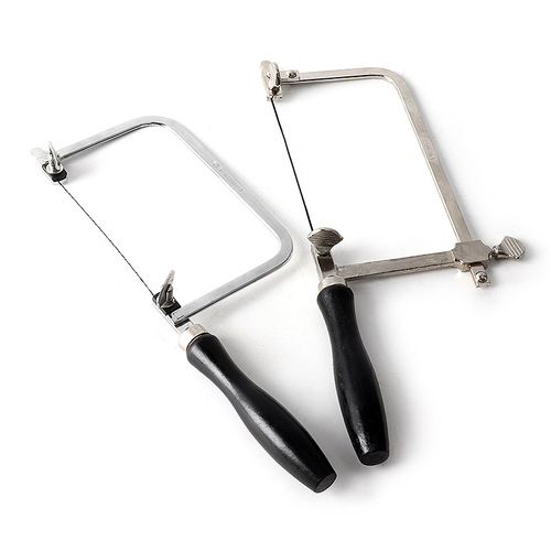 Manual mini jigsaw U-shaped saw bow saw blade small hand saw woodworking raffia saw wire saw DIY model saw