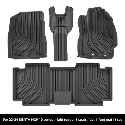 Suitable for 22-24 Toyota Sienta MXP 10 series car-specific floor mats and TPE trunk mat for cross-border sales (Modelə uyğun ayaqaltı) - 22-24-toyota-sienta-mxp-10-series-single-layer-floor-mat-five-seaterright-hand-drivefuel-powered-w250000385