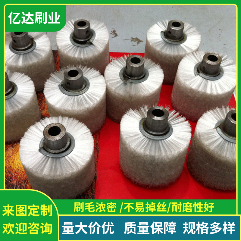 供应蔬菜清洗机毛刷 尼龙毛刷辊 玻璃深加工毛刷