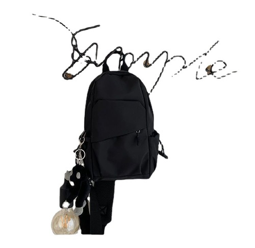 Crossbody bag, men's chest bag, Korean version, versatile shoulder bag, men's casual bag, men's bag, hip-hop student girl, trendy brand small backpack