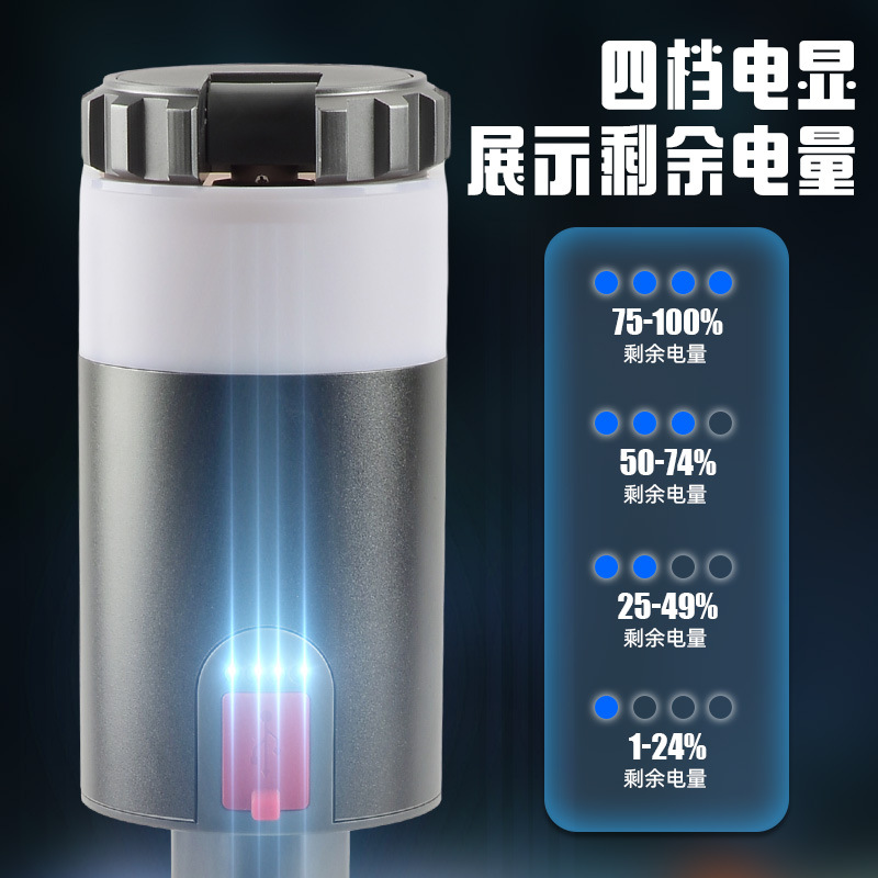 Transfronterizos al aire libre 15m cadena de lámparas de atmósfera lindos colgantes IP67 correa de luz de color LED antorcha de largo alcance lámpara de campamento