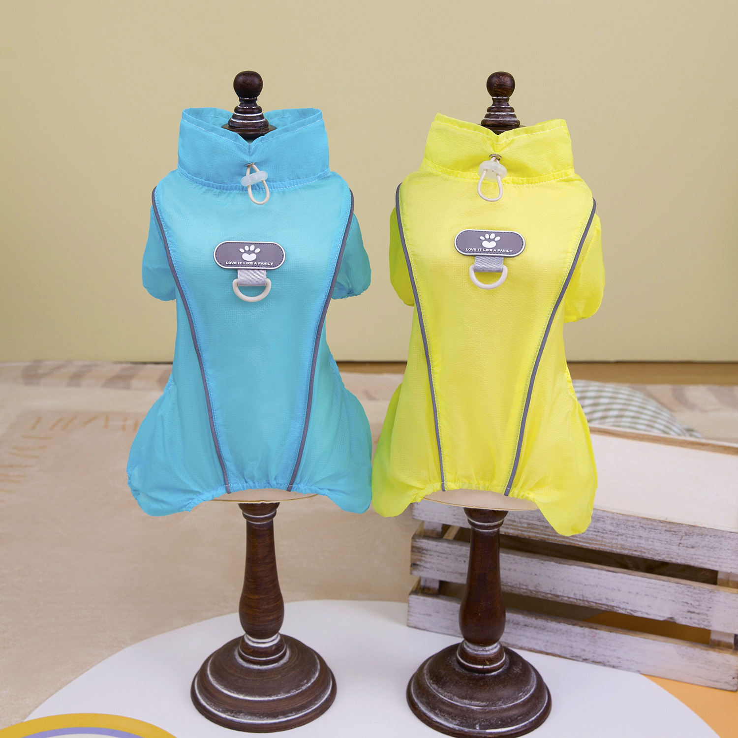 Reflective Uv Protective Dog Shirt Mosquito Proof Sun Protection_voghion.com