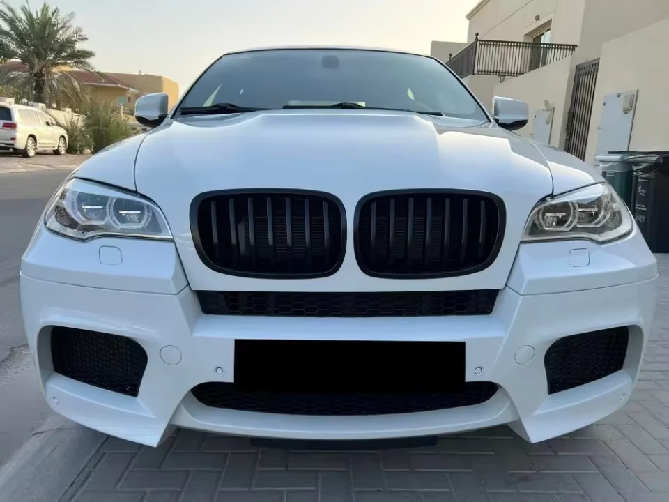 Suitable for 07-14 Bmw X5/X6 E70E71 Modified Full Star Pattern Half-Silver Front Grille