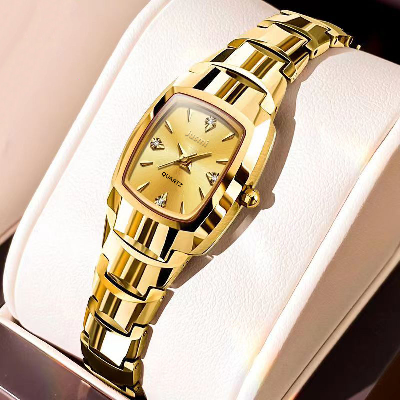 Olytime Women's Quartz Watch, Tungsten Steel, Waterproof