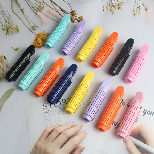Korean hair root fluffy clip, colorful plastic curly hair bangs shaping partition clip, fluffy clip generation
