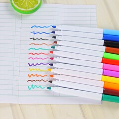 Environmental Protection Children's Whiteboard Pens Student Colorful Reusable Erasable Whiteboard Pens Office Fine Tip Water-Based Markers Wholesale