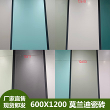 600*1200莫兰迪纯色瓷砖背景墙奶茶店地板砖工程批发马卡龙地砖
