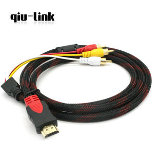 qiu-link HDMI �D AV ��ɫ�� �����D RCA ��ҕ�l�� �C픺н����