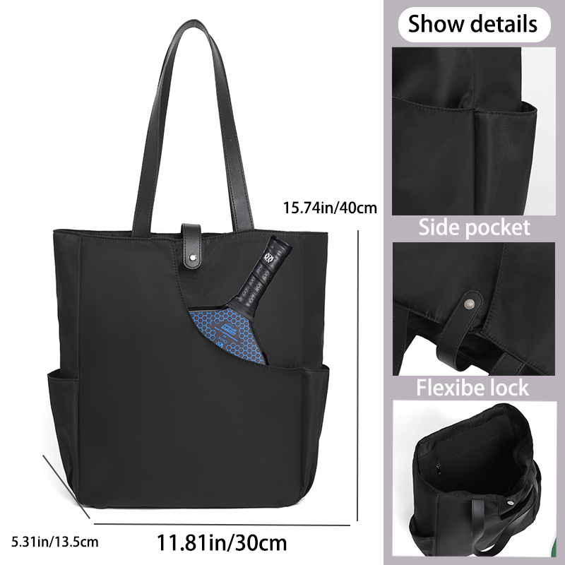 Bolsa de tenis de alto valor facial, bolsa de tenis de almacenamiento de gran capacidad para mujeres, bolsa de bádminton de hombro al aire libre.