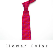 （剪标）孤品真丝提花领带红色结婚新郎伴郎桑蚕丝点点工作尾单