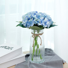 单支玫瑰花绿植物假花客厅餐桌装饰花干花花束小摆件摆设花艺
