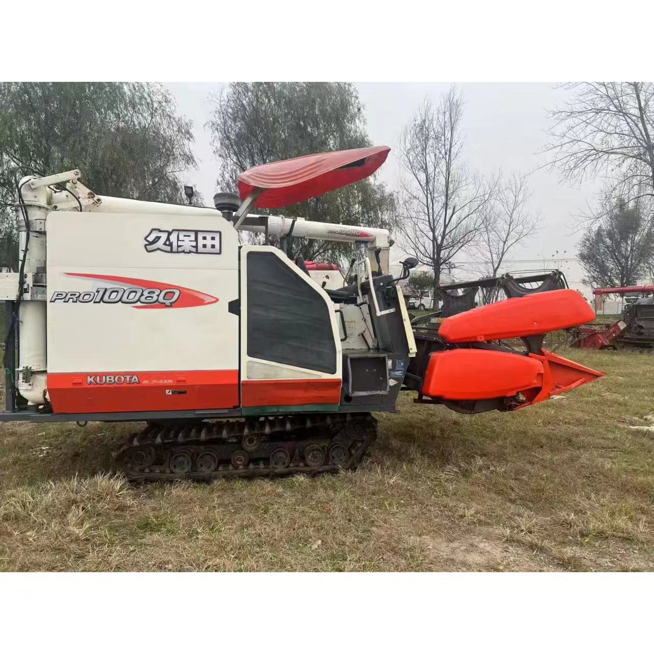 二手精品2021年久保田1008水稻玉米小麦大豆履带式收割机