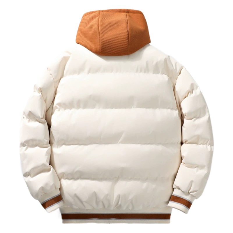 Зимние взрывы искусственная куртка из двух частей с капюшоном и хлопковой подкладкой для мужчин и женщин с ветрозащитным теплым пуховым хлопковым пальто в гонконгском стиле для отдыха бренд Tide